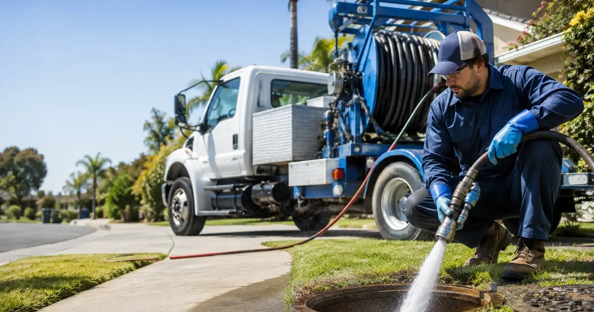 Hydro jet sewer cleaning Cypress